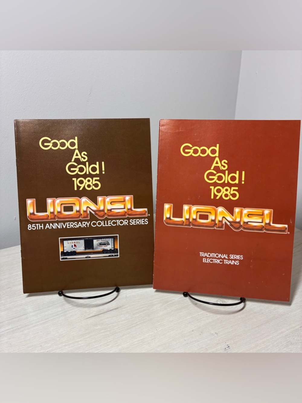 Vtg 1985 Lionel Train 85th Anniversary Collector & Traditional Series Catalogs